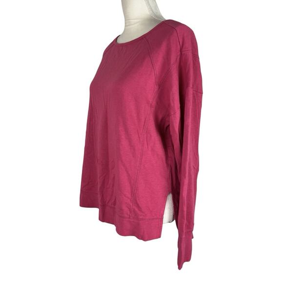 Sweaty Betty After Class Sport French Terry Pullover Sweater Tayberry Sz Medium - Picture 5 of 7